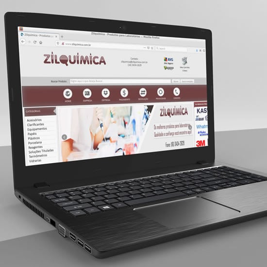 CRIAÇÃO DO E-COMMERCE DA ZILQUIMICA